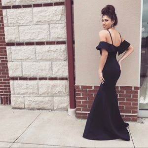 Navy gown